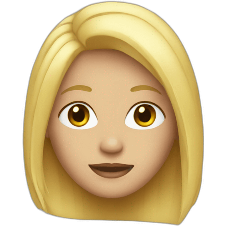 blonde hair  emoji