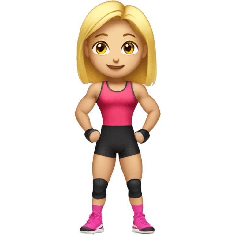 powerlifting girl emoji