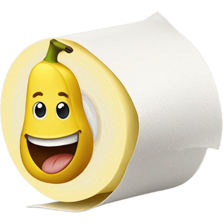  banana toilet paper  emoji