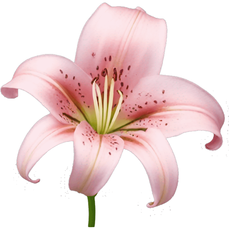 light pink lilium emoji