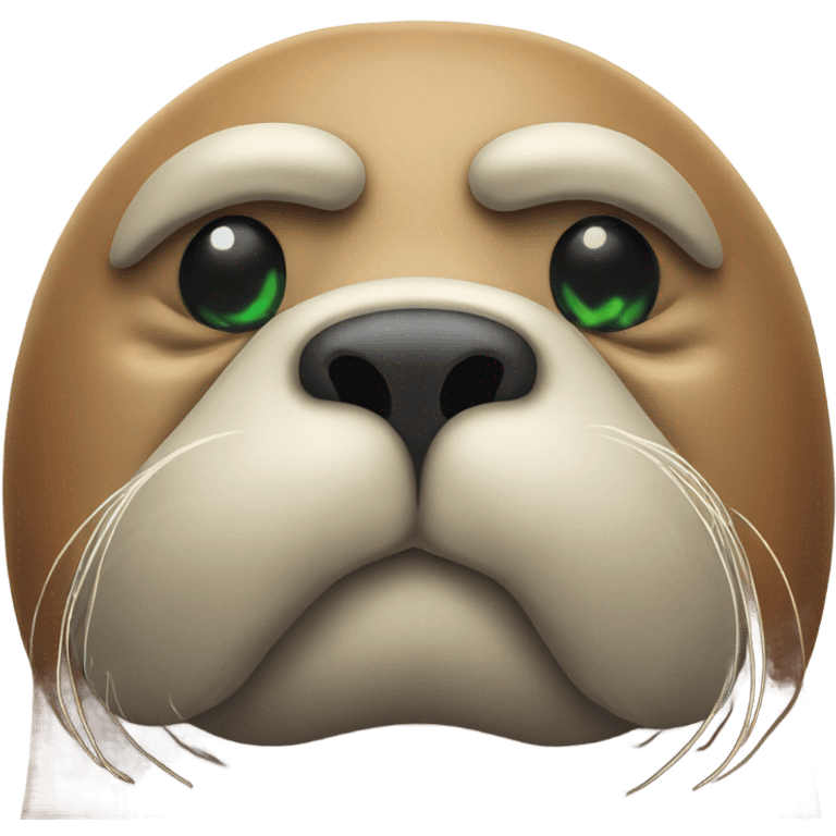 Walrus with lasers  emoji