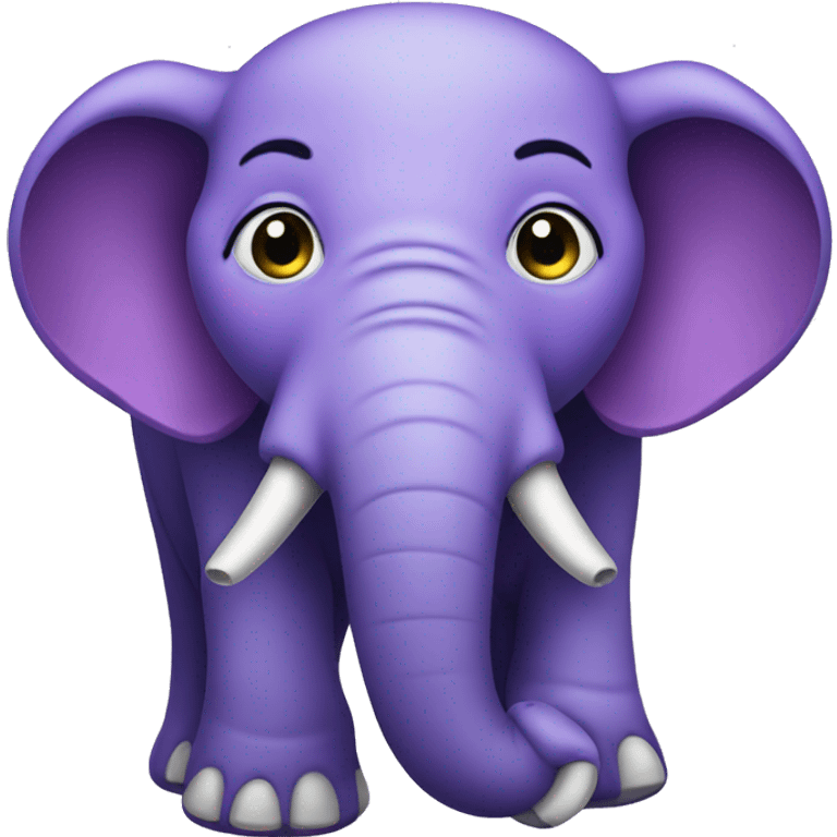 purple elephant emoji