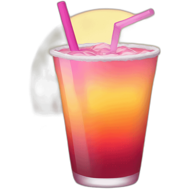 Sunset drink emoji