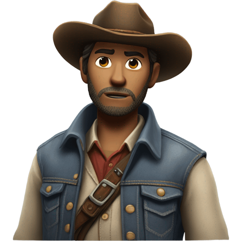 arthur morgan from Red Dead Redemption 2 emoji