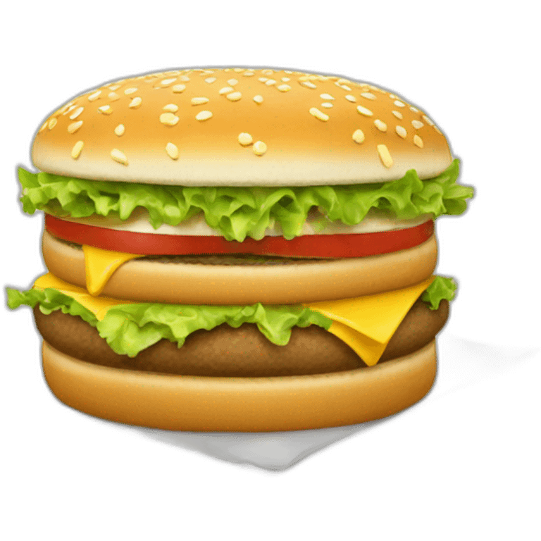 Un big Mac emoji