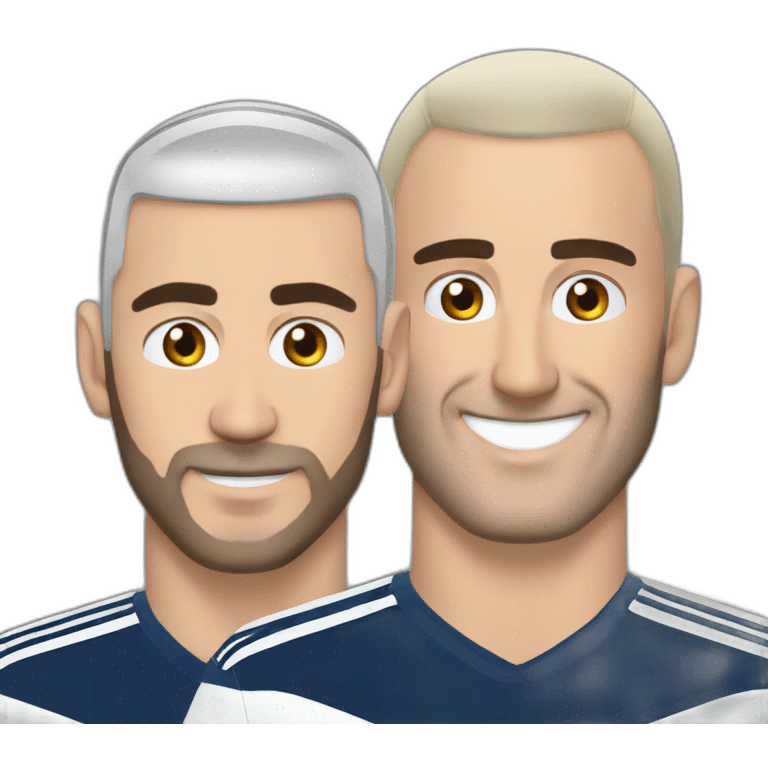 benzema and didier deschamps emoji