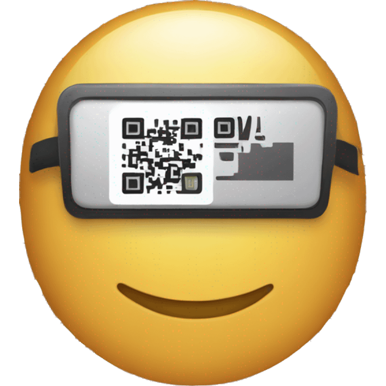 paying with crypto scanning a QR code emoji