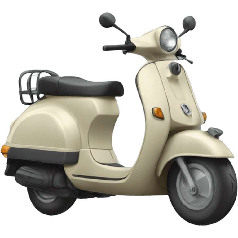 A scooter that is anxious emoji