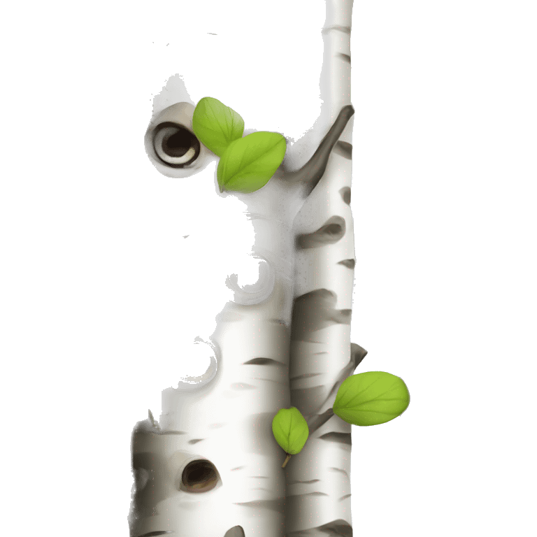 Birch tree emoji