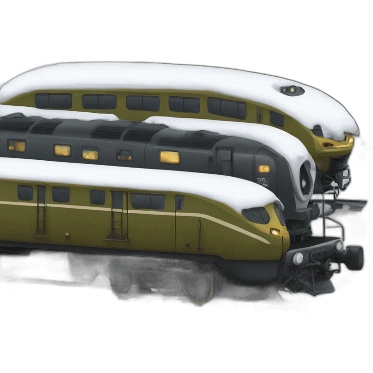 snowpiercer train emoji