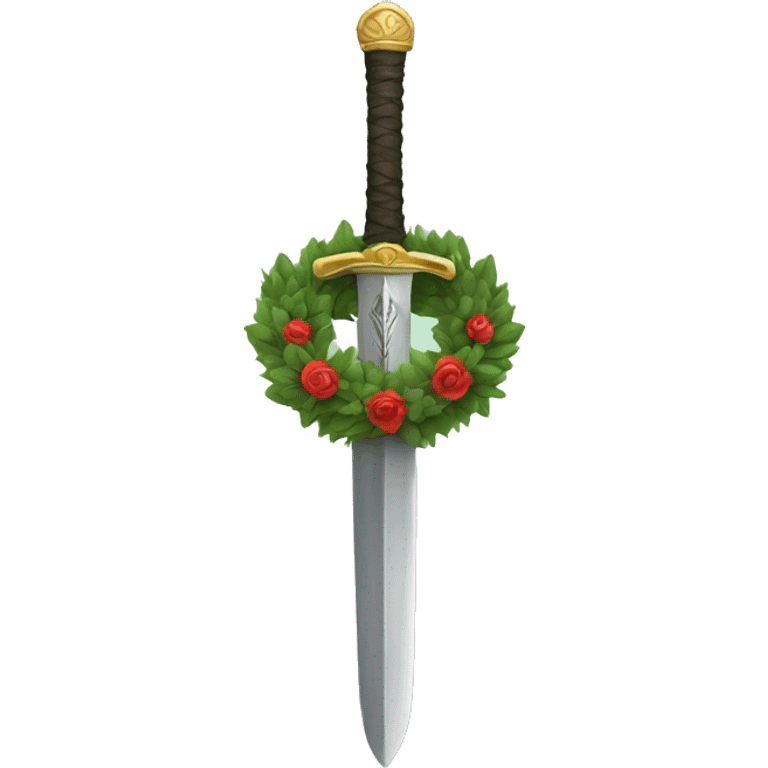 sword in wreath emoji