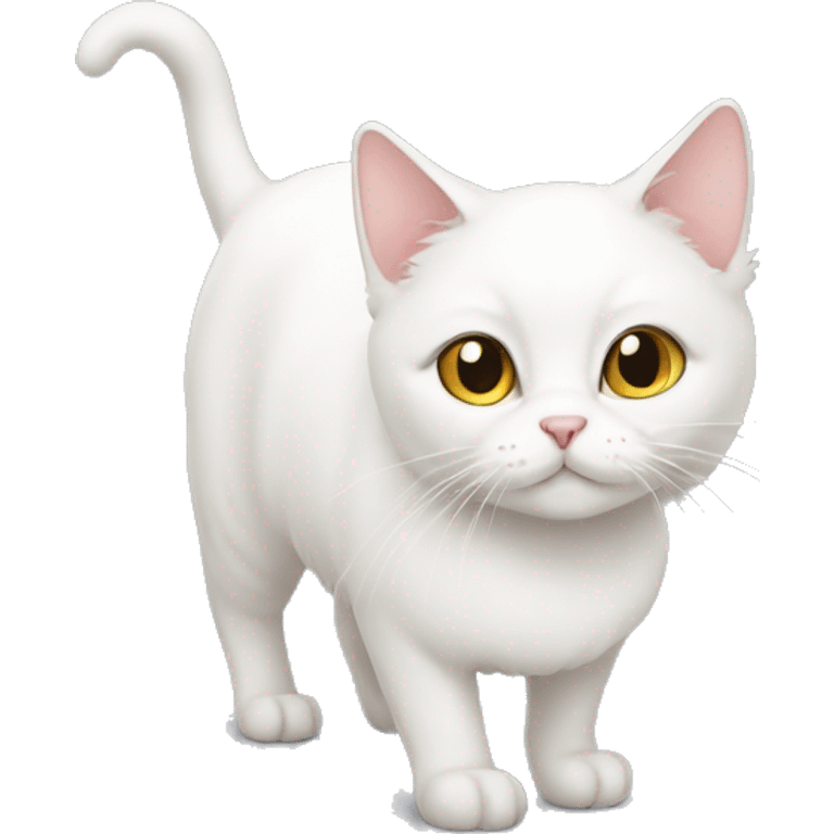 white cat emoji