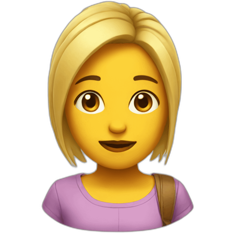 Chica emoji