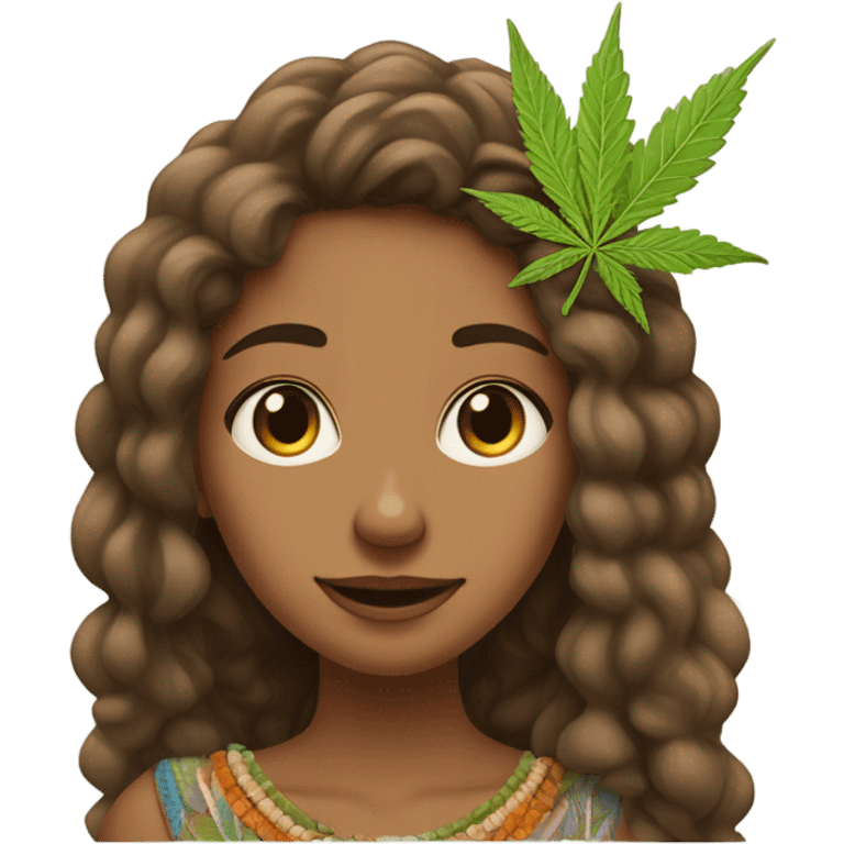 Stoner girl emoji