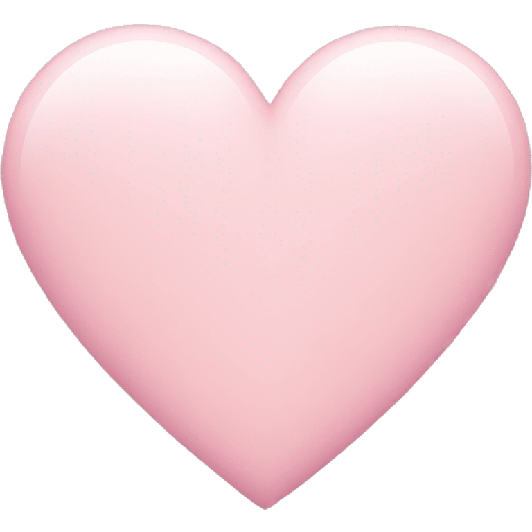 Light pink heart emoji