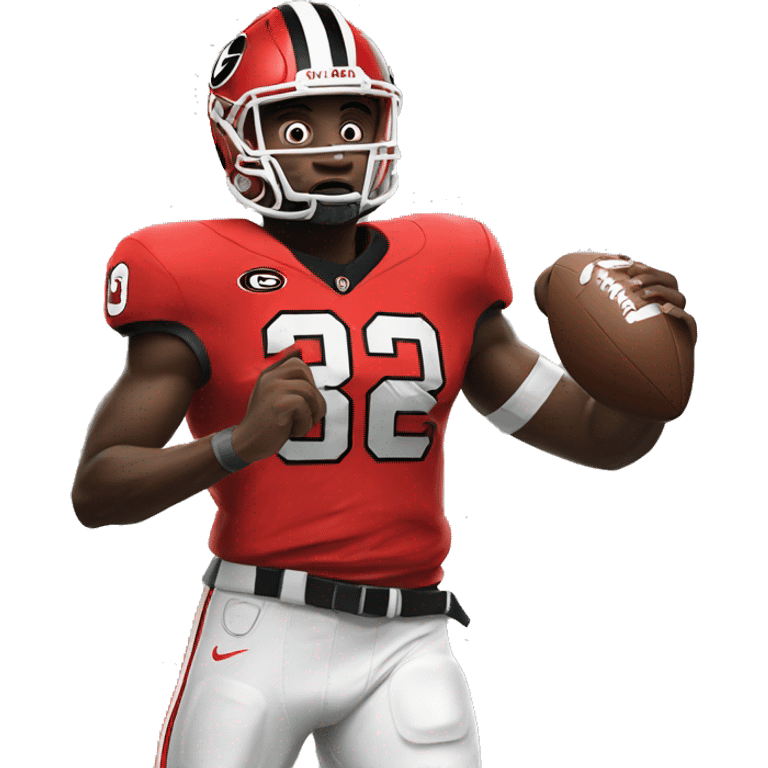 UGA football  emoji