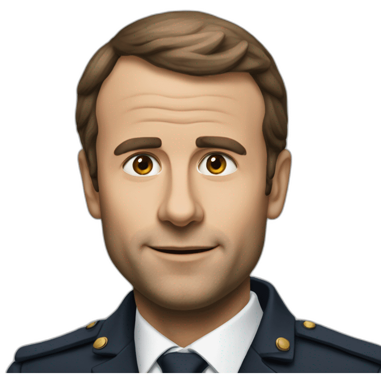 Macron choqué emoji