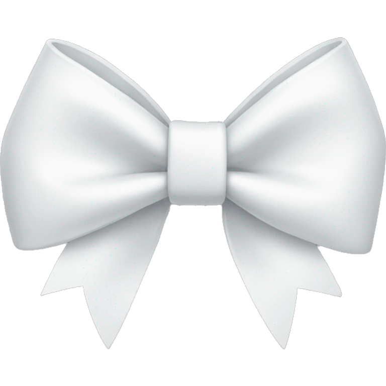 white bow emoji