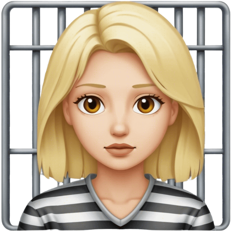 Blonde in jail emoji