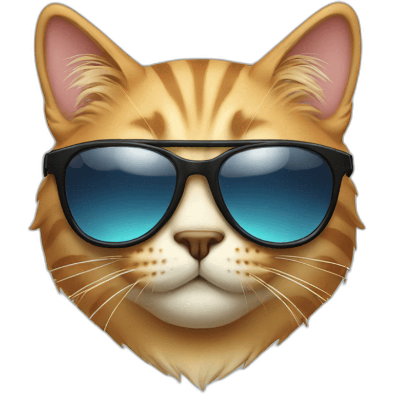 cat with sunglass emoji