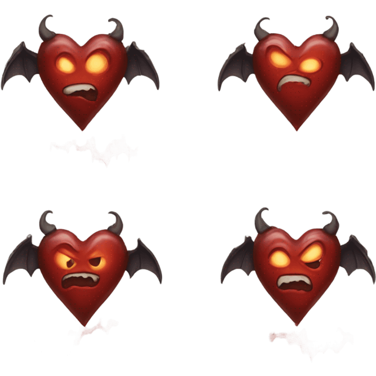 Demon heart emoji