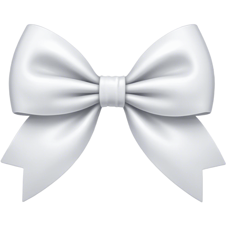 White bow emoji