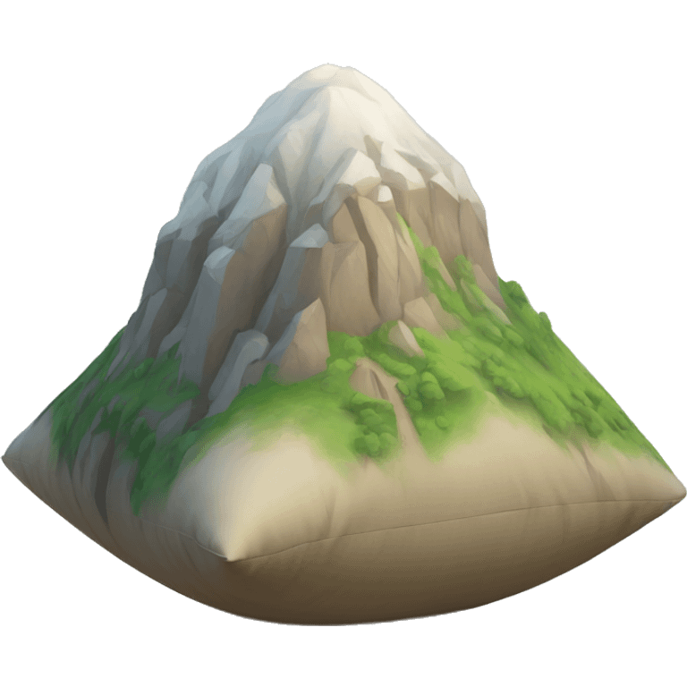 pillow climbing a mountain emoji