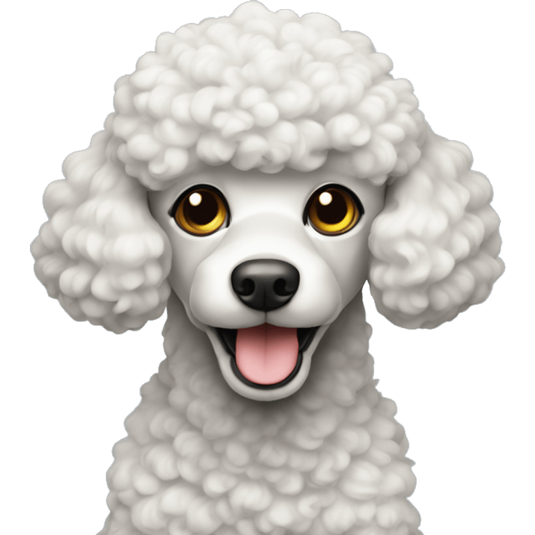 Poodle toy emoji