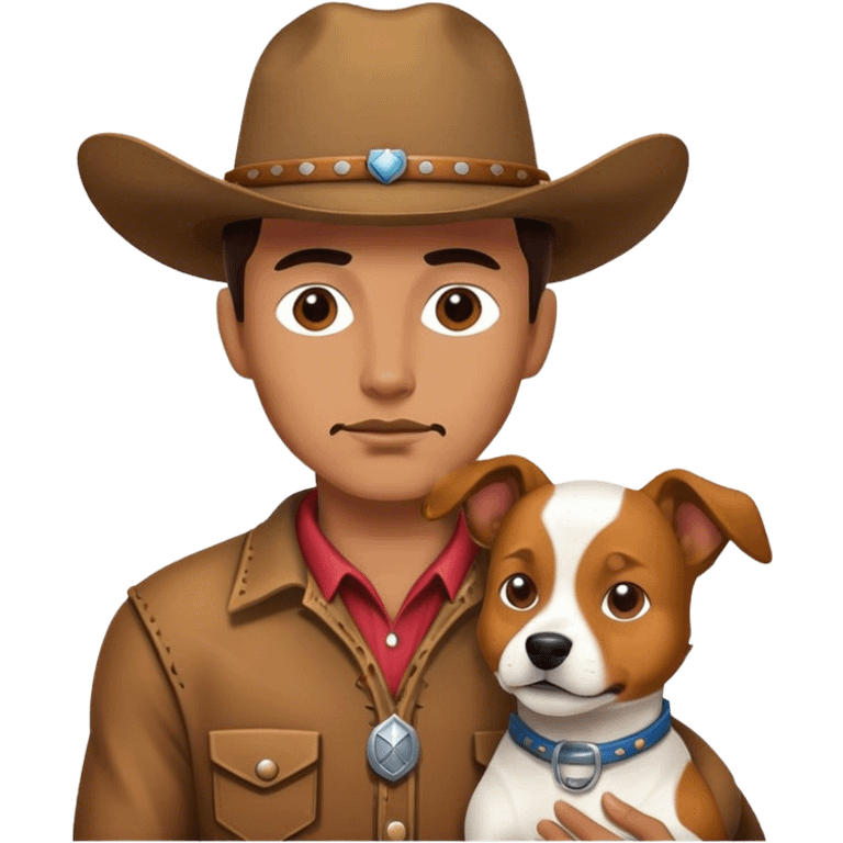 Dog dog dog dog cowboy emoji