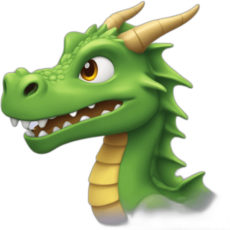 Dragon qui louche  emoji