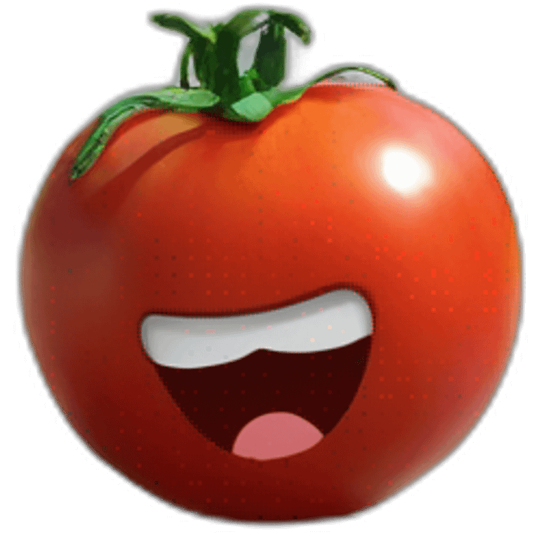 tomato on a walk emoji