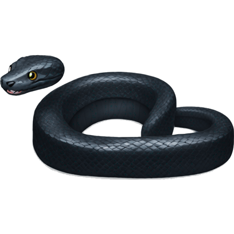 black snake emoji