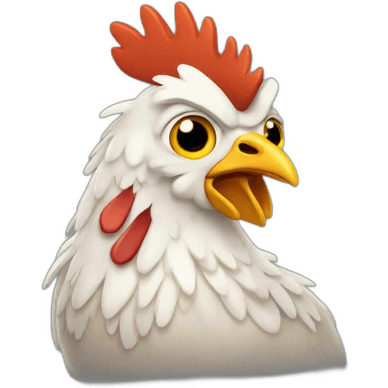 mutant chicken emoji