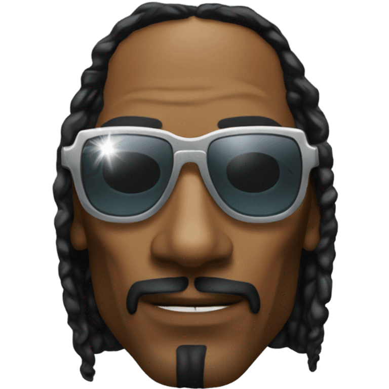 Snoop dog with glasses emoji