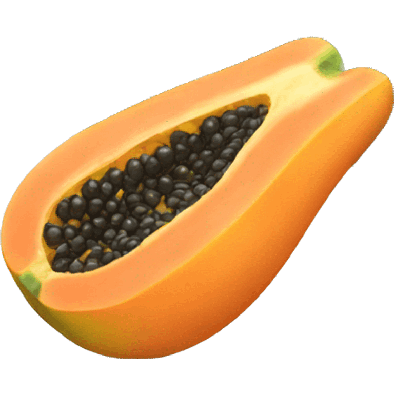 Papaya emoji