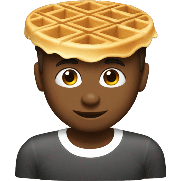 Waffle Hoe with Block Letters emoji