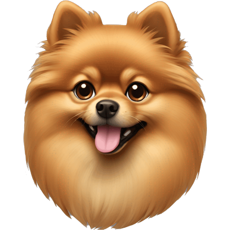 Light Brown Pomeranian  emoji