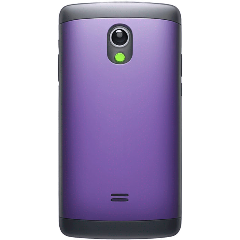 Purple phone emoji