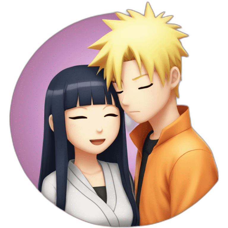 hinata and naruto kiss emoji