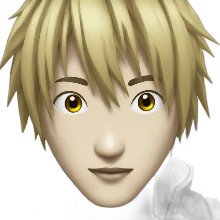 kira face from death note emoji