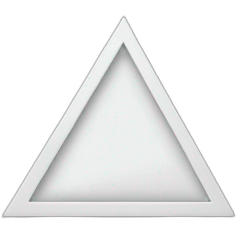 Triangle white emoji