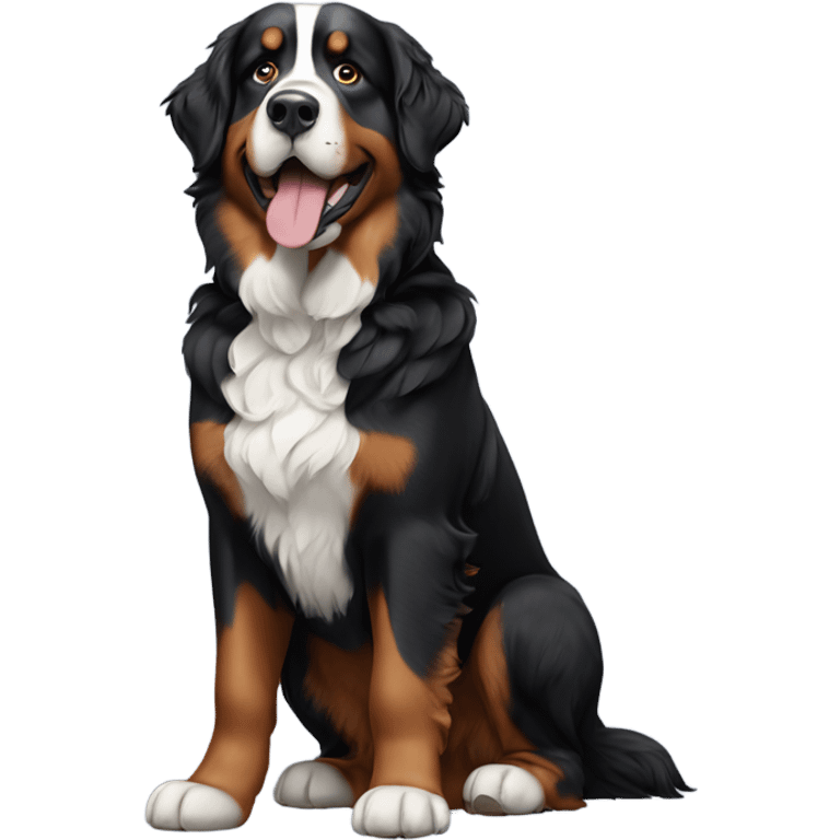 Bernese mountain dog  emoji