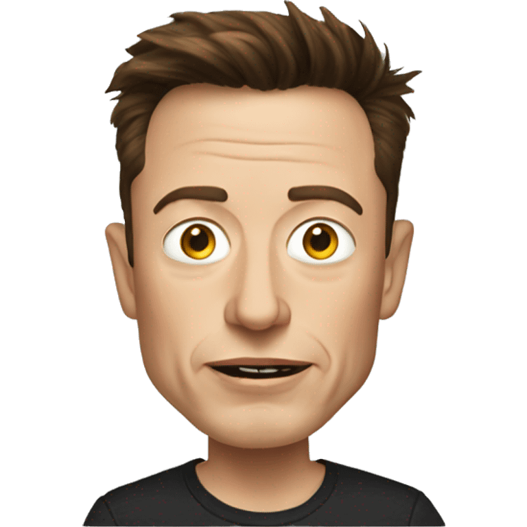 ugly Elon musk emoji