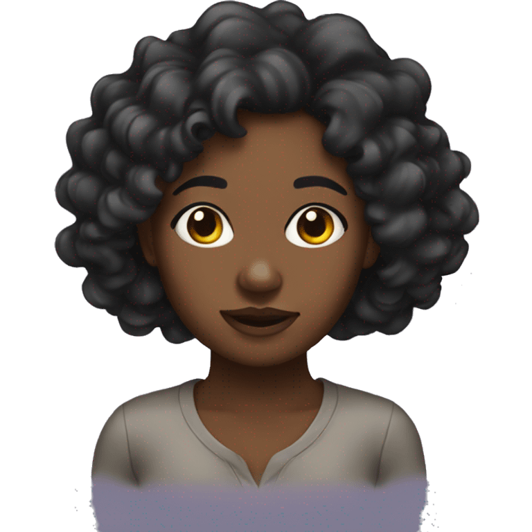 Black girl emoji