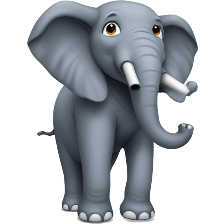 Elephant with a controller  emoji