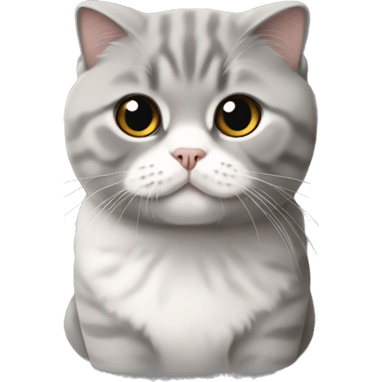 Scottish Fold gray Tommy Hilfiger emoji