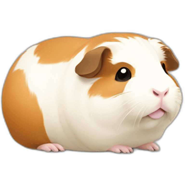 Fatty round guinea pig emoji