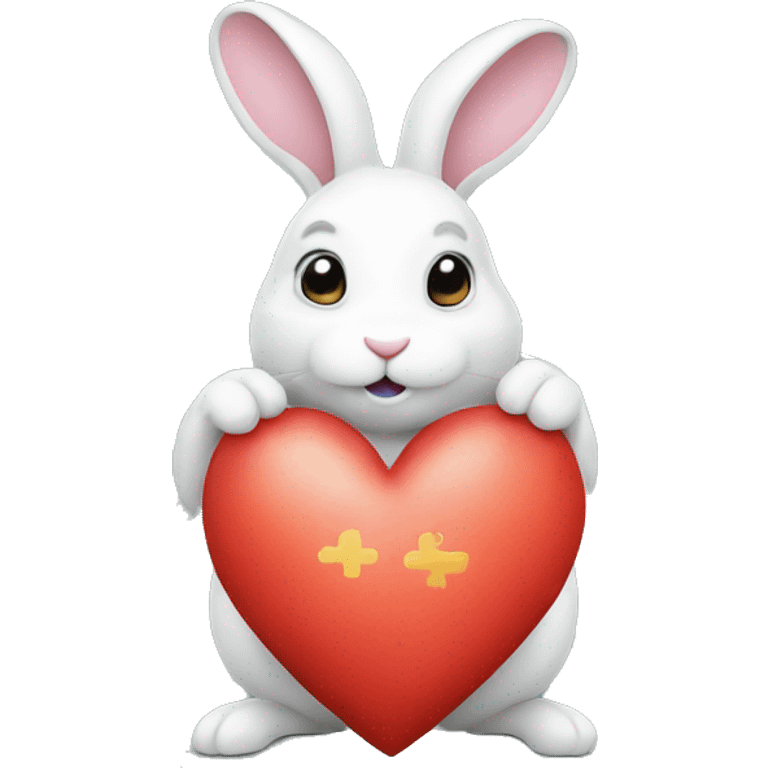 heart money rabbit emoji