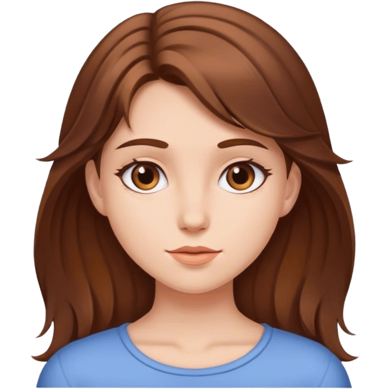 brown-haired girl  emoji