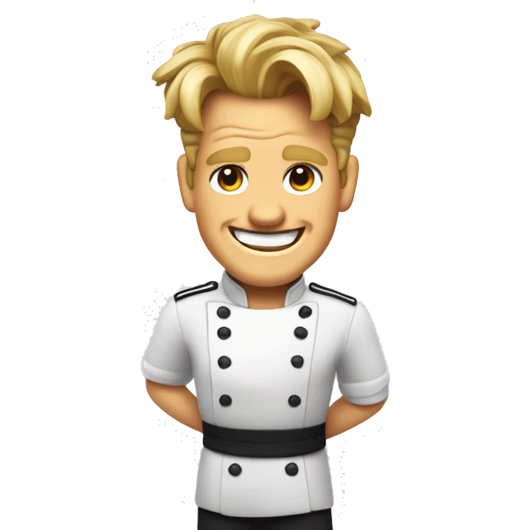 gordon ramsey smiling and drooling emoji